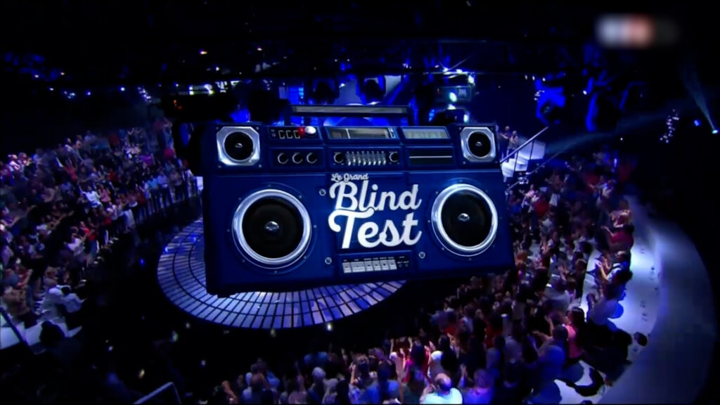 Montage pour l'émission "Le Grand Blind-Test" (TF1)